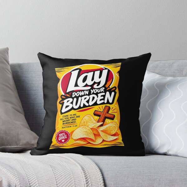 Item preview, Matthew 11:28 Lay Down Your Burden designed and sold by plushism.