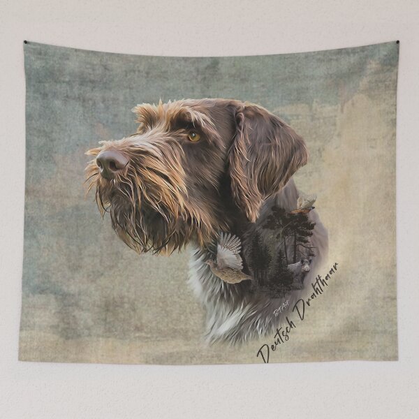 Item preview, Wirehaired Pointing Griffon designed and sold by TammyHunterArt.
