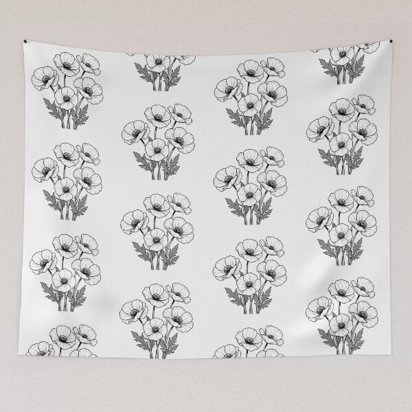 Item preview, Poppy flowers designed and sold by PrintLabStudio.