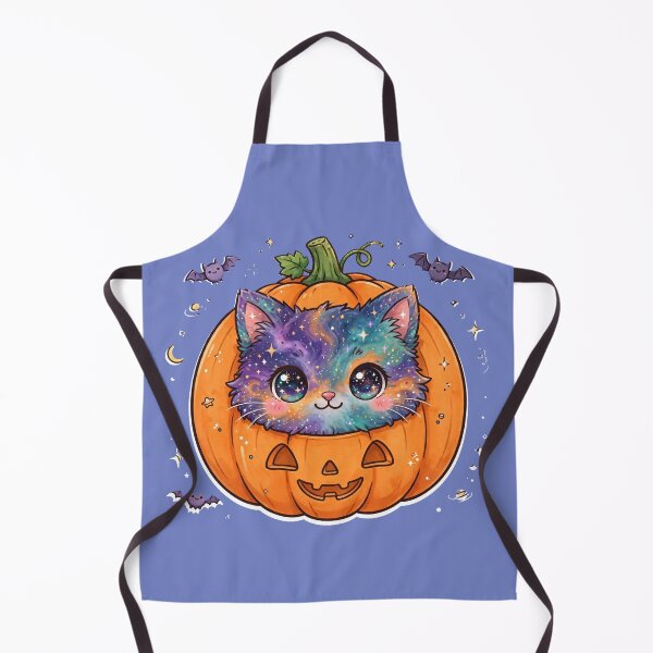 Item preview, Galaxy Cat in Pumpkin Costume - Cute Halloween Kitten designed and sold by PrettyCrypt.