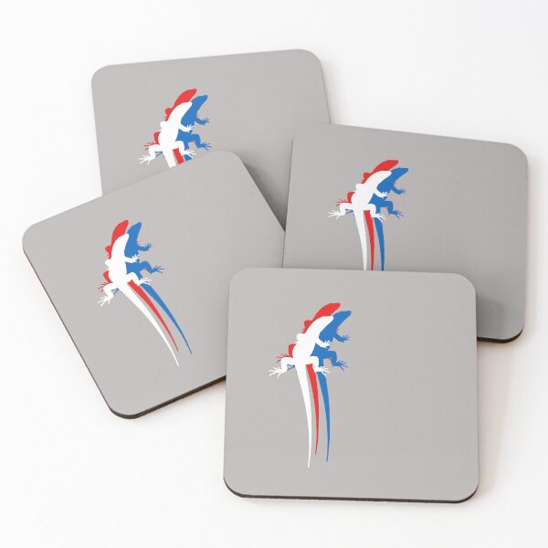 Item preview, lizard red white blue designed and sold by bravoalpha.
