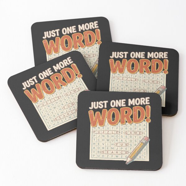 Item preview, Just One More Word Search Puzzle Humor designed and sold by PawPlanetPro.