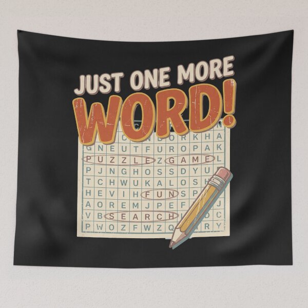 Item preview, Just One More Word Search Puzzle Humor designed and sold by PawPlanetPro.
