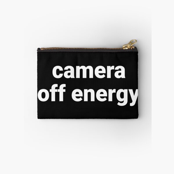 Item preview, Camera Off Energy – Funny Work From Home Saying designed and sold by Text-based T-Shirts and Gifts.