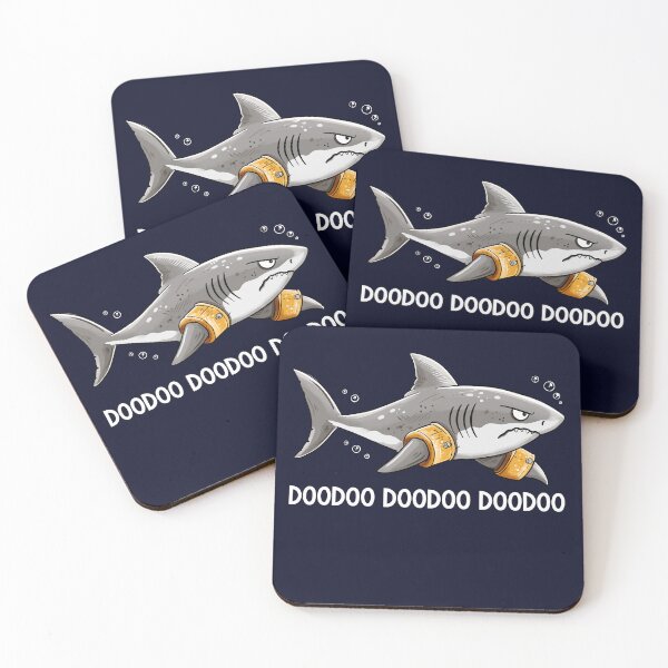 Item preview, Doodoo – Funny Shark with Water Wings designed and sold by modartis.