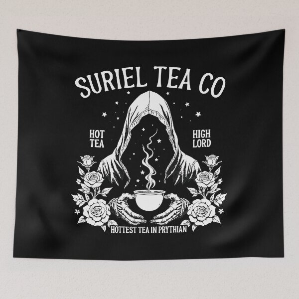 Item preview, Suriel Tea Co Hottest Tea In Prythian ACOTAR Fantasy Book Fan Art designed and sold by AquinoYellow.