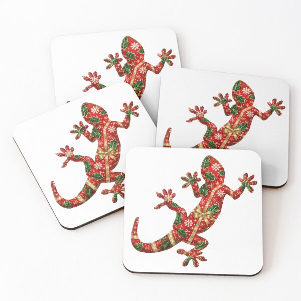 Item preview, Christmas festive lizard red designed and sold by bravoalpha.