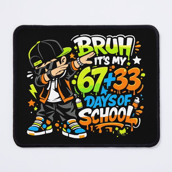 Item preview, Bruh It's My 67 + 33 Days of School – Dabbing Boy 100 Days designed and sold by bimimagic.