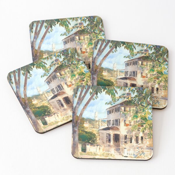 Item preview, Childe Hassam - Street in Portsmouth designed and sold by Jon-Baran.