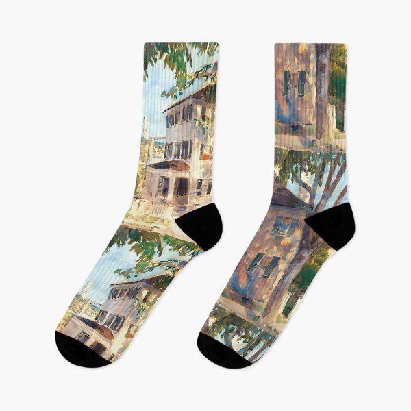 Item preview, Childe Hassam - Street in Portsmouth designed and sold by Jon-Baran.