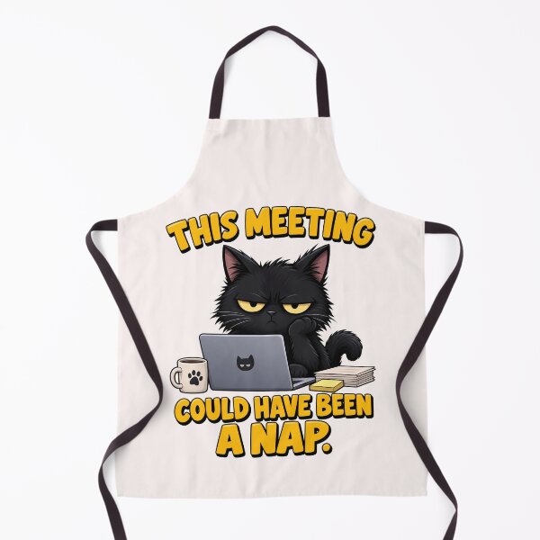 Item preview, This Meeting Could Have Been A Nap Funny Office Cat Work Humor designed and sold by Neon Bones Studio.