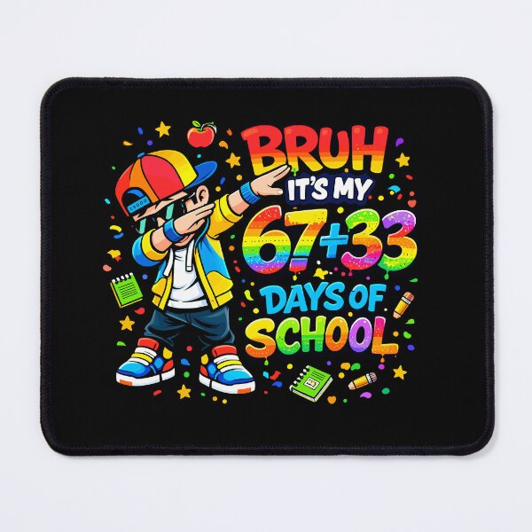 Item preview, Bruh It's My 67 + 33 Days of School – Dabbing Boy 100 Days designed and sold by bimimagic.