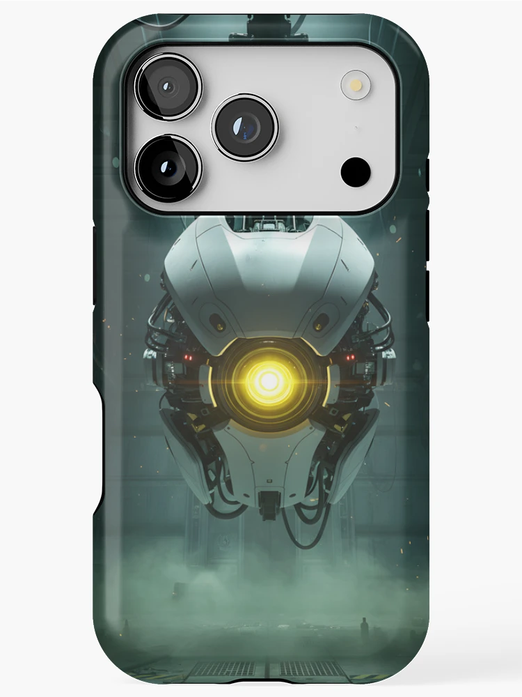 Thumbnail 1 of 4, iPhone Case, Evil Machine Rises designed and sold by MuchaArt.