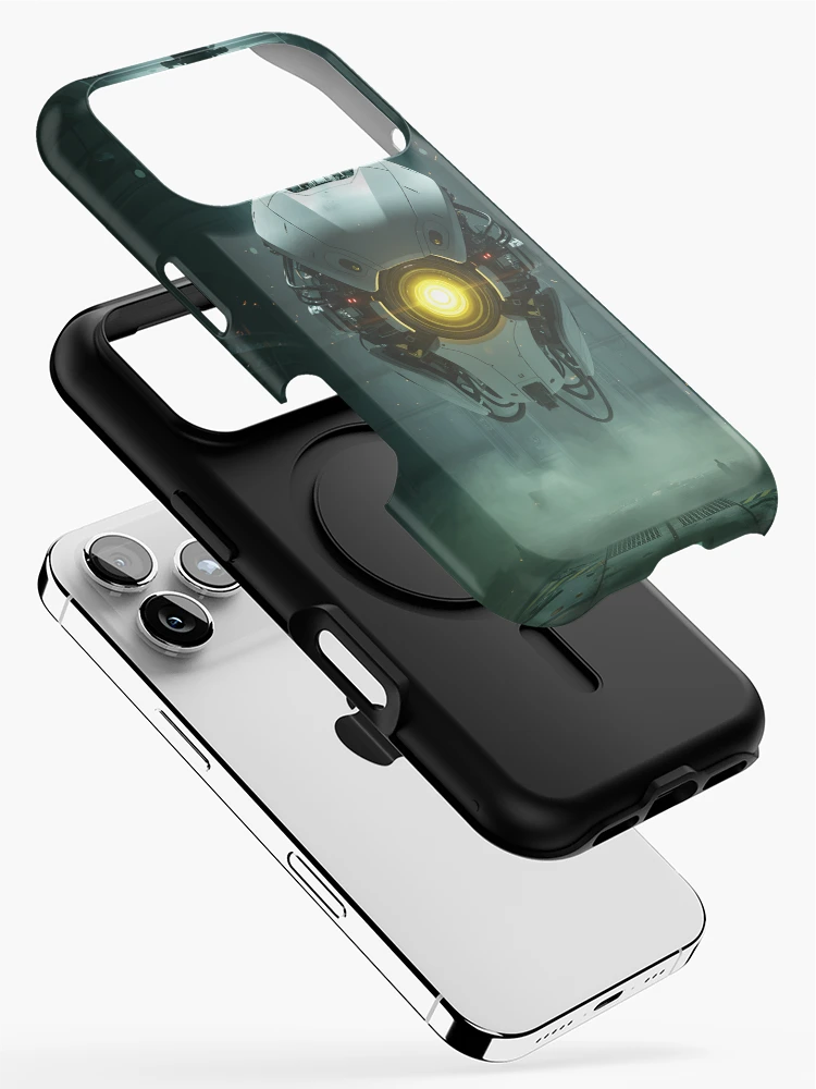 Thumbnail 2 of 4, iPhone Case, Evil Machine Rises designed and sold by MuchaArt.