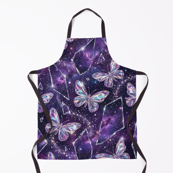 Item preview, Dreamcore Crystal Butterfly Galaxy Mirror Pattern designed and sold by wallpapersarts.