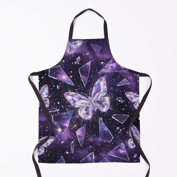 Item preview, Dreamcore Crystal Butterfly Galaxy Mirror Pattern designed and sold by wallpapersarts.