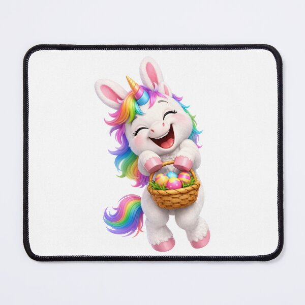 Item preview, Happy Unicorn Girl Easter designed and sold by Sillytoe.