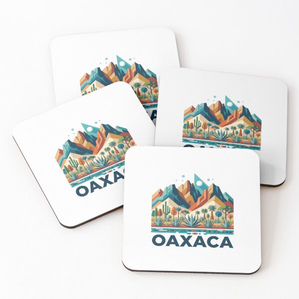 Item preview, Oaxaca Mexico Tree Colorful Travel Poster Art designed and sold by OzzFrequency.
