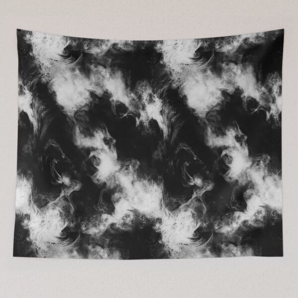 Item preview, High Contrast Black Ink Wash Swirl Art designed and sold by Piotrek0001.