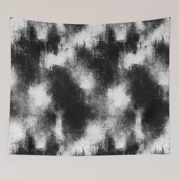 Item preview, Distressed Charcoal Vertical Cloud Haze Texture designed and sold by Piotrek0001.
