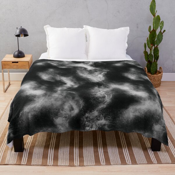 Item preview, Deep Charcoal Void with Silver Smoke Wisps designed and sold by Piotrek0001.