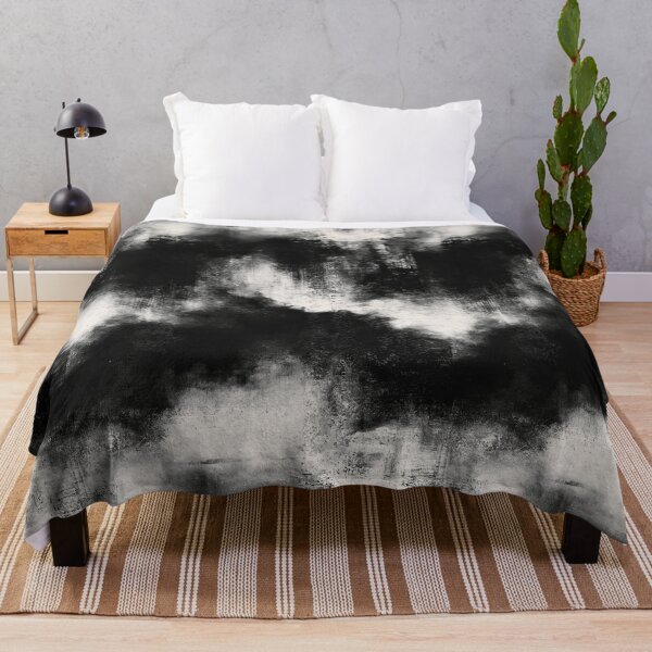 Item preview, Grunge Brushed Black Soot and White Mist designed and sold by Piotrek0001.