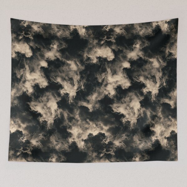Item preview, Billowing Vintage Sepia Smoke Clouds Texture designed and sold by Piotrek0001.
