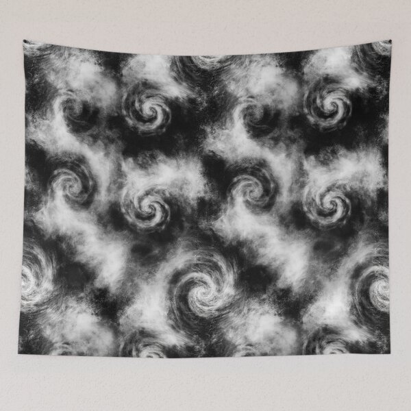 Item preview, Swirling Vortex Spirals of Monochrome Mist designed and sold by Piotrek0001.