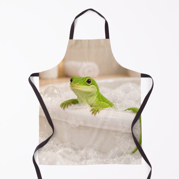 Item preview, Peaceful Green Anole Bubble Bath designed and sold by Sillytoe.