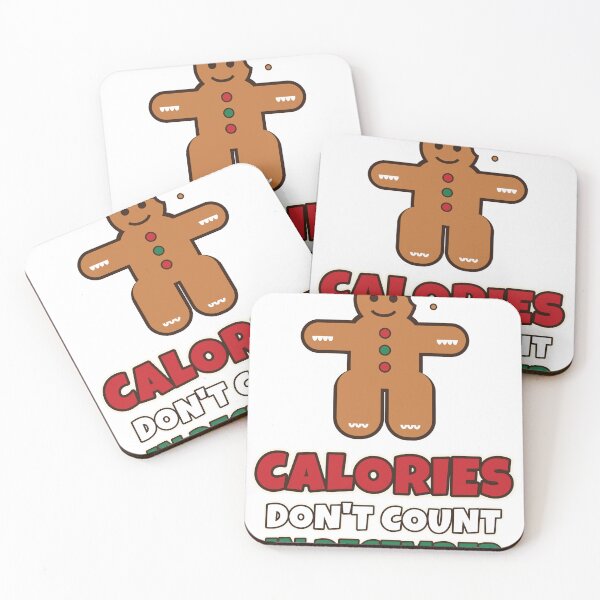 Item preview, Calories Don't Count In December Funny Christmas Food Gingerbread designed and sold by Bornprints.