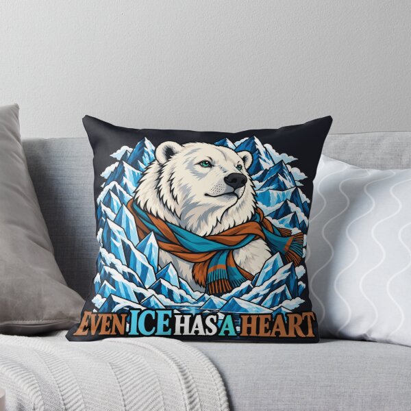 Item preview, Even Ice Has a Heart – Arctic Polar Bear Winter Art designed and sold by Aimetoi.