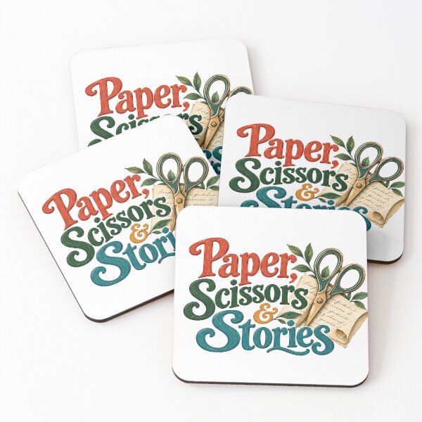 Item preview, Paper Scissors & Stories – Vintage Journaling, Scrapbooking and Paper Craft Design designed and sold by Digital Culture Studio.