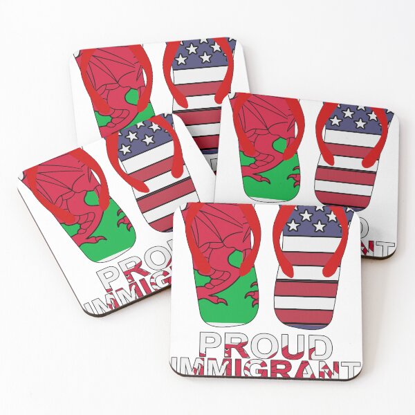 Item preview, Proud Immigrant From Wales designed and sold by TheIconSmith.