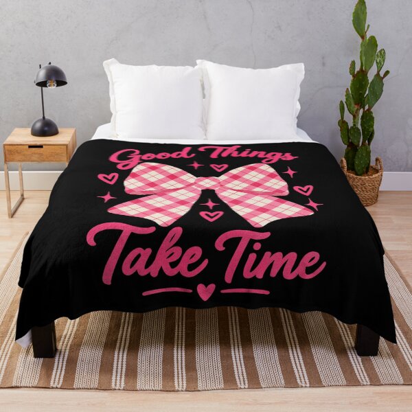 Item preview, Pink plaid bow with positive quote designed and sold by GracefulbyElmes.