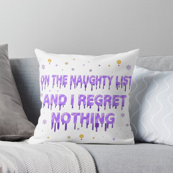 Item preview, On The Naughty List And I Regret Nothing — Funny Christmas Sarcasm Gift designed and sold by BoldcreationsM.
