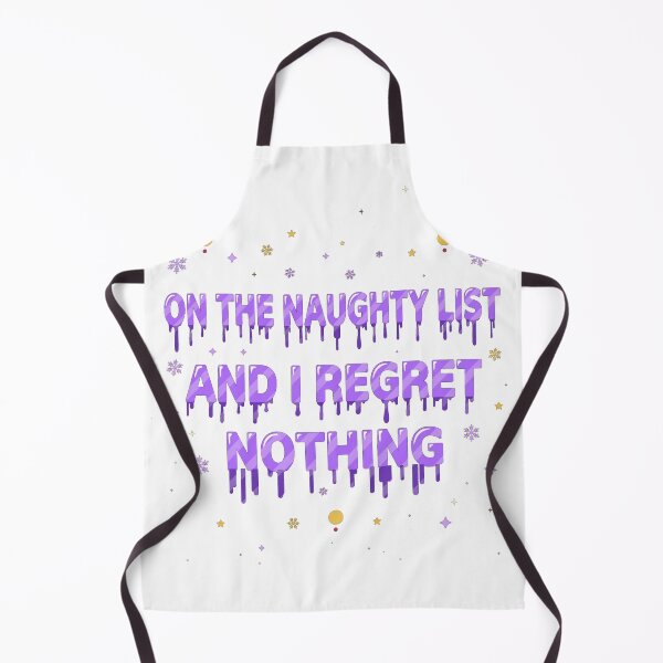 Item preview, On The Naughty List And I Regret Nothing — Funny Christmas Sarcasm Gift designed and sold by BoldcreationsM.