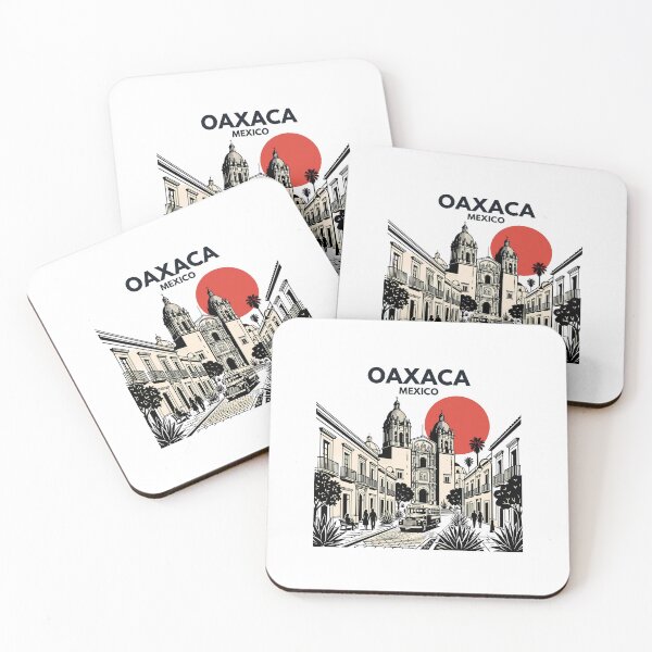 Item preview, Oaxaca Mexico Tree Colorful Travel Poster Art designed and sold by OzzFrequency.