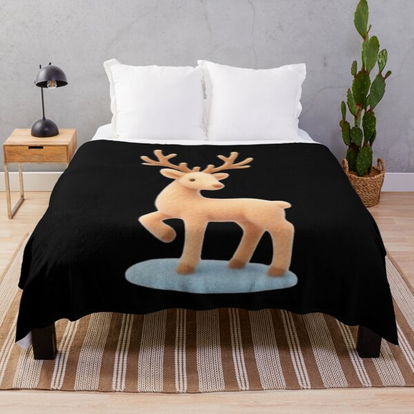 Item preview, Beautiful Reindeer – Cute Woodland Animal Art, Magical Forest & Christmas Nature Design designed and sold by JeraiffsonCorner .