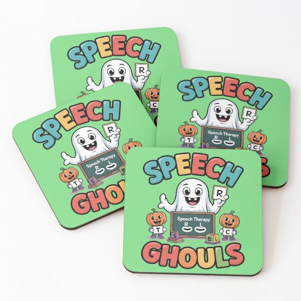 Item preview, Speech Ghouls SLP Halloween Ghosts designed and sold by Endless7Art.