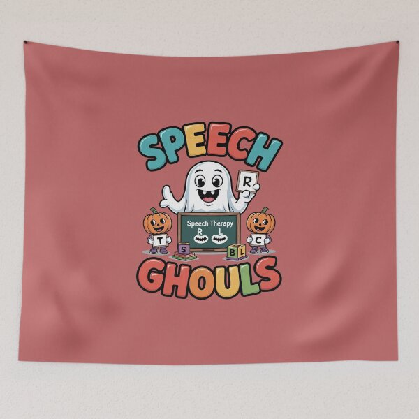 Item preview, Speech Ghouls SLP Halloween Ghosts designed and sold by Endless7Art.