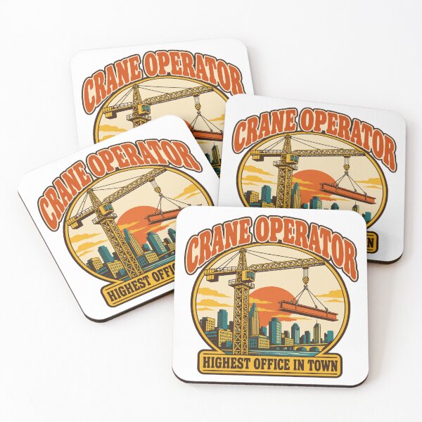 Item preview, Crane Operator Gift - Highest Office In Town designed and sold by RedRubyBubble.