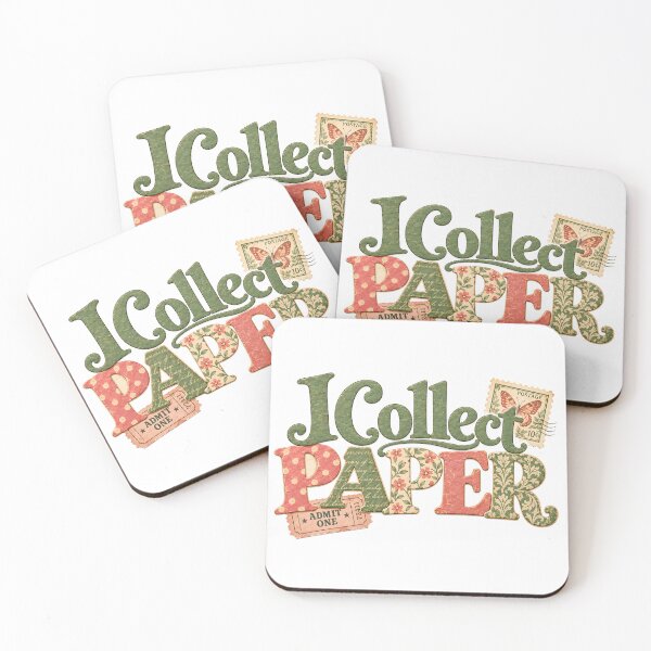 Item preview, I Collect Paper – Vintage Ephemera Junk Journaling & Scrapbooking Gift designed and sold by Digital Culture Studio.