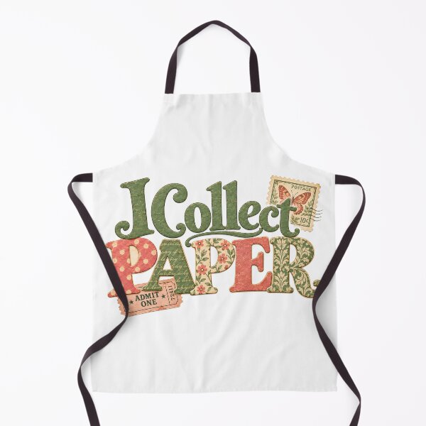 Item preview, I Collect Paper – Vintage Ephemera Junk Journaling & Scrapbooking Gift designed and sold by Digital Culture Studio.