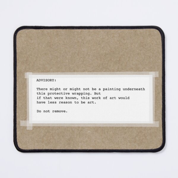 Item preview, Conceptual Mockup - The Art of Not Knowing designed and sold by ubiquitoid.