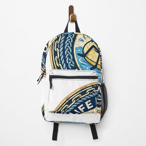 Item preview, Retro Life Is Good Boating Club Distressed Nautical Graphic designed and sold by KreativKulture.