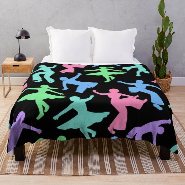 Item preview, Northern Soul Dancers – Pastel Retro Dance Pattern designed and sold by Britishdelights.