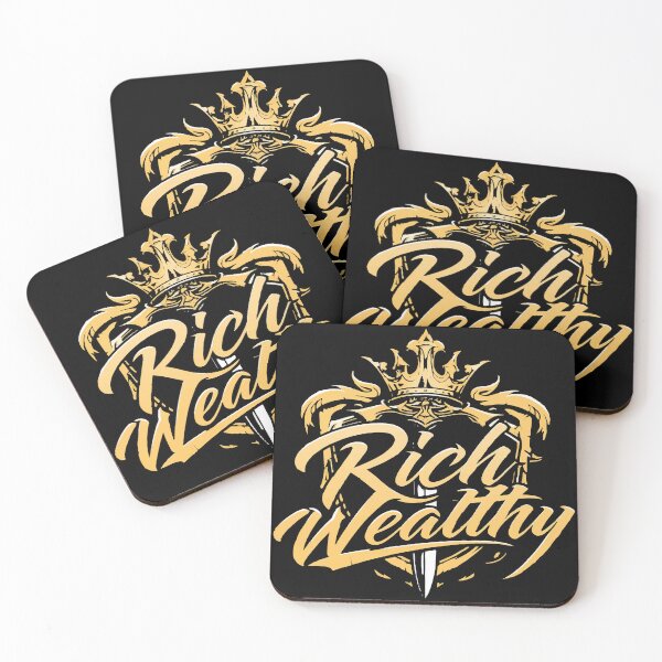 Item preview, Rich Wealthy Gold Crest Style Design designed and sold by RichardRags.