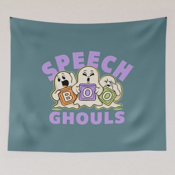 Item preview, Speech Ghouls Spooky Season Therapy designed and sold by Endless7Art.