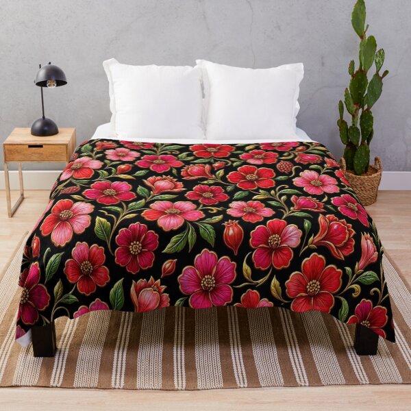 Item preview, Luxury Gold Pomegranate Crest Traditional Persian Floral Pattern designed and sold by Breezes-of-Ida.