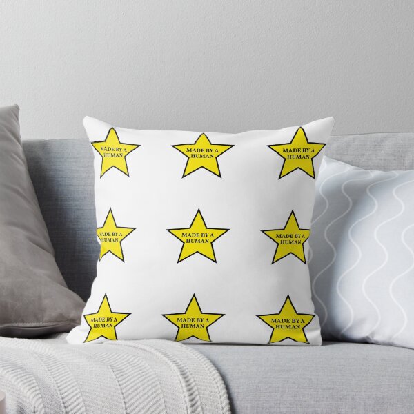 Item preview, Made By A Human Gold Star Sticker Pack/Sheet Size Small designed and sold by SlimyFish.